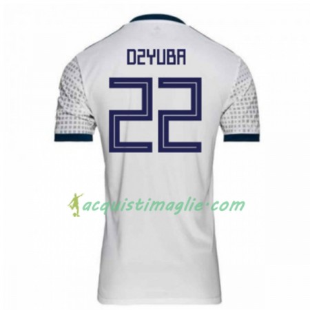 Divisa di Calcio Russia Dzyuba 22 Trasferta Mondiali 2018